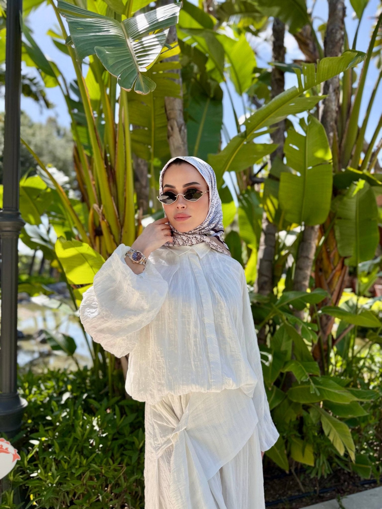 Vestido Ivory de moda elegante para mujer - TAZIRII MAISON- ropa modesta hijabi